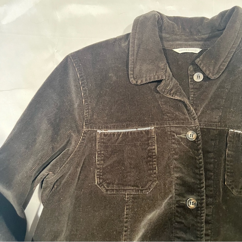 Laura Ashley Women’s Corduroy Jacket – Size XL – Dark Brown - Picture 2 of 4